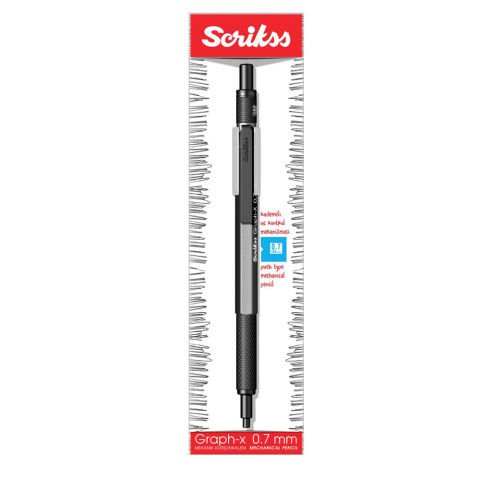 Scrikss Graph-X Mekanik Kurşun Kalem 0.7 Antrasit