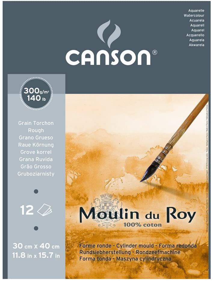 Canson Moulin Du Roy Suluboya Blok 30x40 300gr.