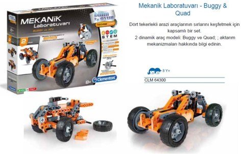 Clementoni Mekanik Laboratuvarı - Buggy & Atv