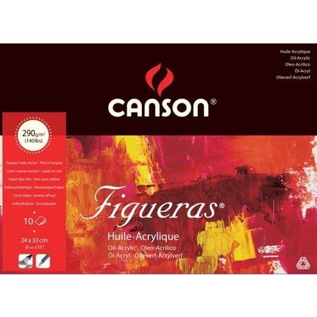 Canson Figueras Yağlı Boya Blok 24x33 290gr.10 Sayfa