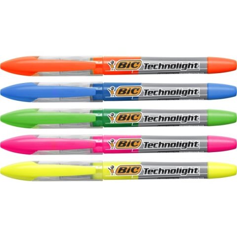 Bic Tecnolight Fosforlu Kalem Pembe