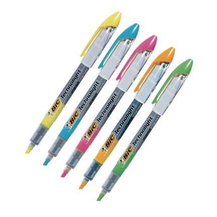 Bic Tecnolight Fosforlu Kalem Pembe