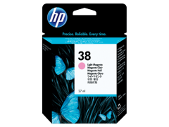 HP 38 Light Magenta Pigment Original Ink Cartridge (C9419A)