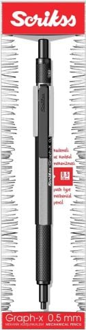 Scrikss Graph-X Mekanik Kurşun Kalem 0.5 Antrasit