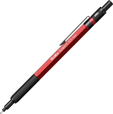 Scrikss Graph-X Mekanik Kurşun Kalem 0.5 Kırmızı
