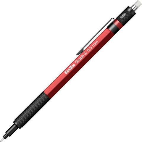 Scrikss Graph-X Mekanik Kurşun Kalem 0.5 Kırmızı