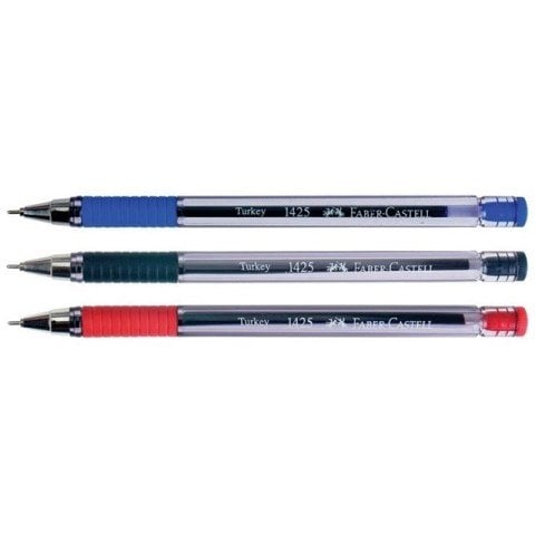 Faber Castell 1425 Tükenmez Kalem Mavi 10'lu