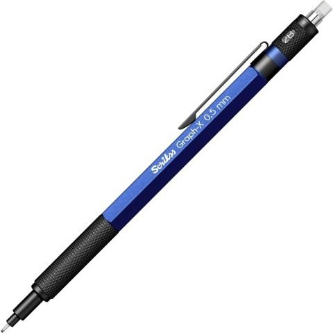 Scrikss Graph-X Mekanik Kurşun Kalem 0.5 Mavi