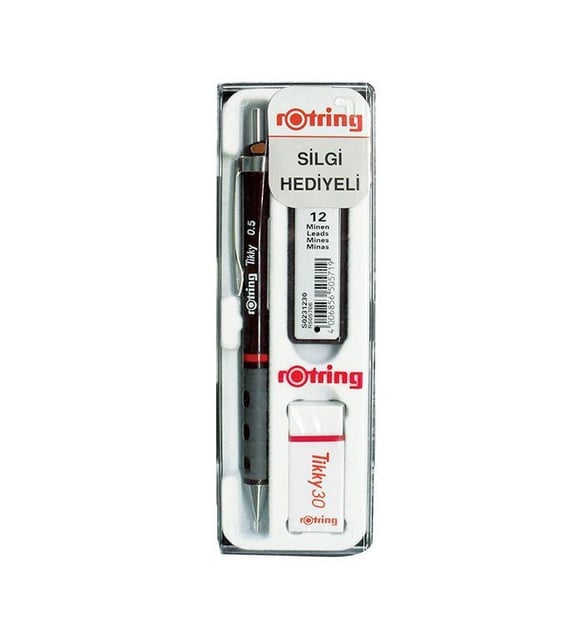Rotring TIKKY Mekanik Kurşun Kalem Okul Seti 0.5 Bordo