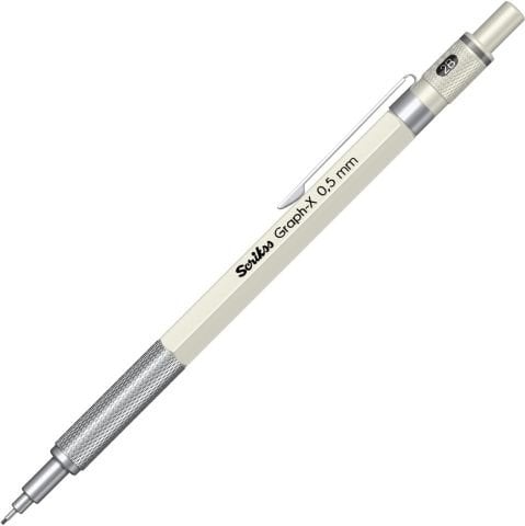Scrikss Graph-X Mekanik Kurşun Kalem 0.5 Mat Beyaz
