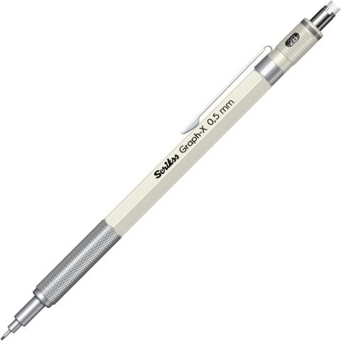 Scrikss Graph-X Mekanik Kurşun Kalem 0.5 Mat Beyaz