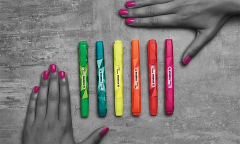Stabilo Swing Cool Fosforlu Kalem Pembe