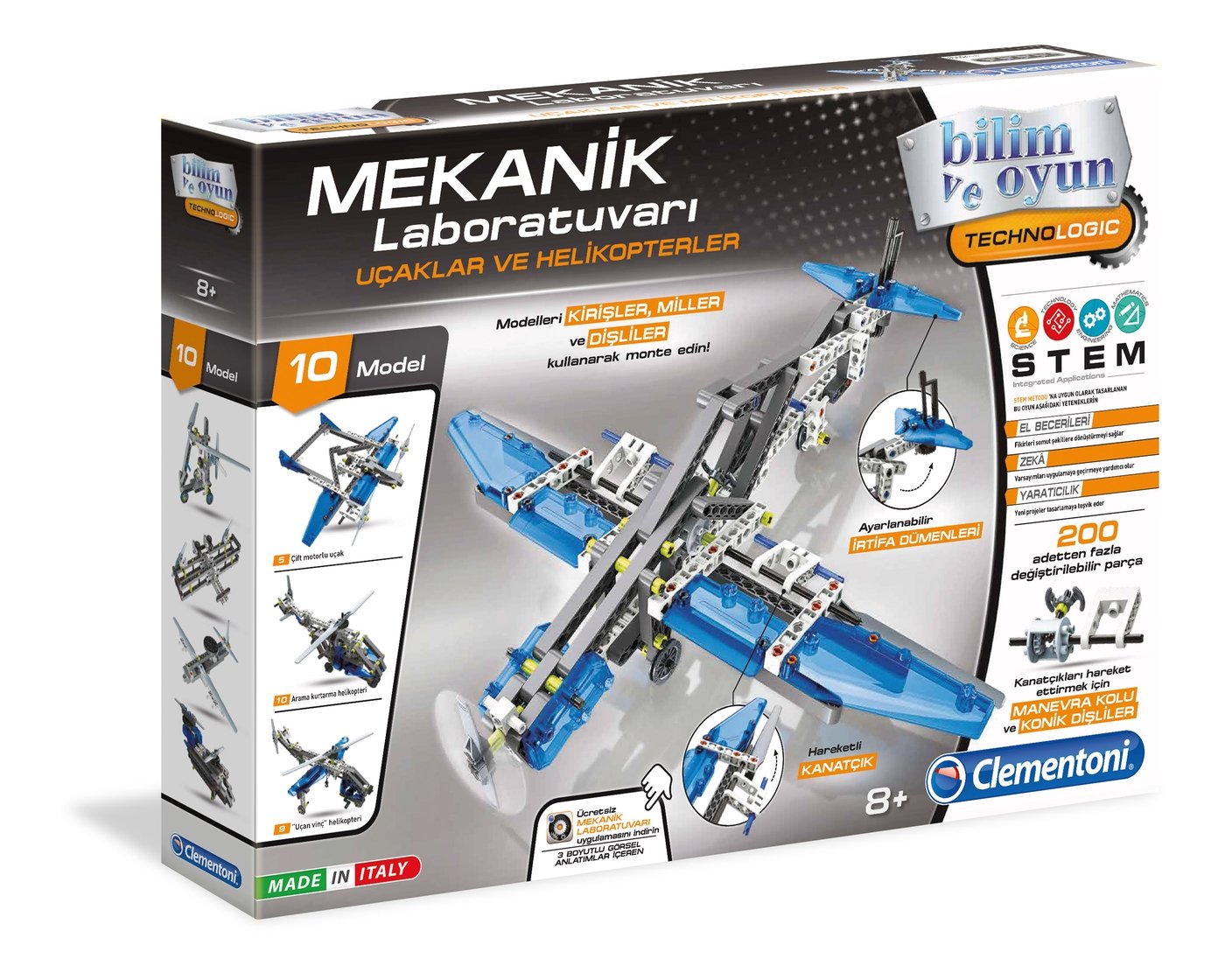 Clementoni Mekanik Laboratuvarı - Uçaklar ve Helikopterler