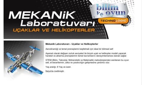 Clementoni Mekanik Laboratuvarı - Uçaklar ve Helikopterler