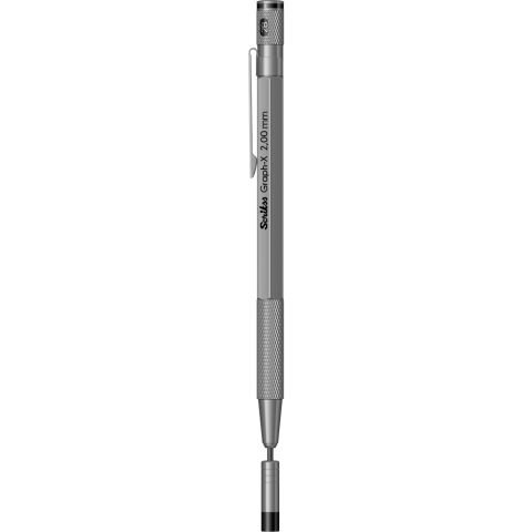 Scrikss Graph-X Mekanik Kurşun Kalem 2.0mm Kurşun Gri
