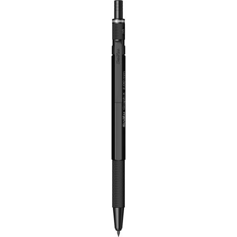 Scrikss Graph-X Mekanik Kurşun Kalem 2.0mm Mat Siyah