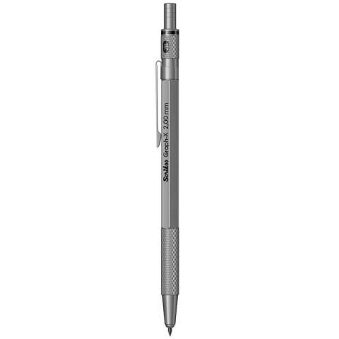 Scrikss Graph-X Mekanik Kurşun Kalem 2.0mm Saten Gri