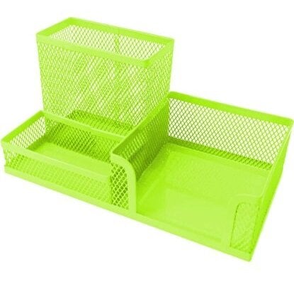 Gıpta Masa Seti Organizer 3 Gözlü Yeşil