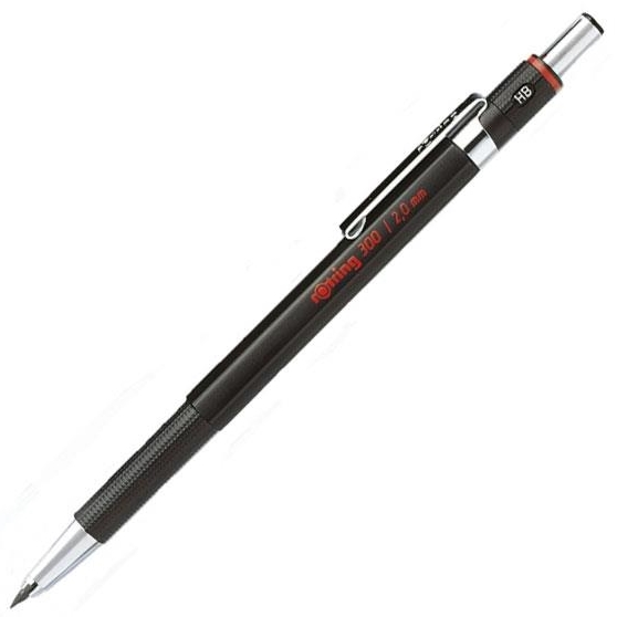 Rotring 300 Mekanik Kurşun Kalem Siyah 2.0 mm