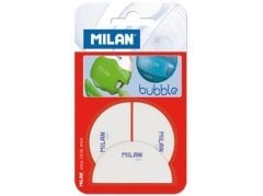 Milan BUBBLE Silgili Kalemtraş Silgi Yedeği 3'lü Blis
