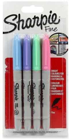 Sharpie Permanent Kalem Seti Fine Uç 4'lü Pastel Renkler