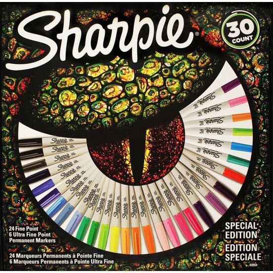 Sharpie Permanent Kalem Seti Fine Uç 30 Renk  Kertenkele