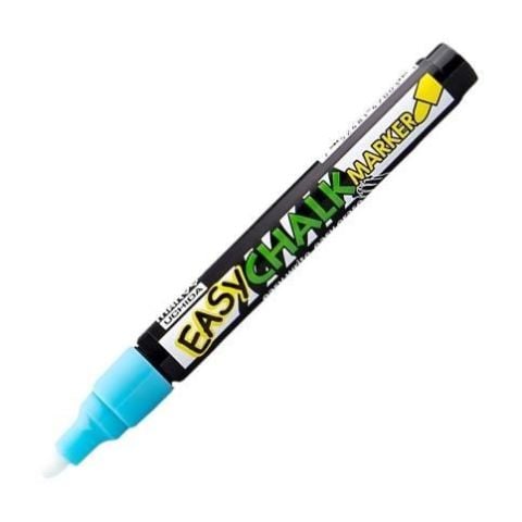 Marvy 470 Easy Chalk Marker Sıvı Tebeşir Kalemi Fosforlu Mavi