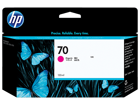 HP 70 130 ml Macenta DesignJet Mürekkep Kartuşu (C9453A)