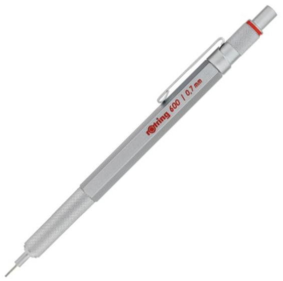 Rotring 600 Mekanik Kurşun Kalem Krom 0.7 mm