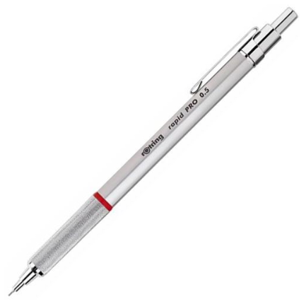 Rotring Rapid PRO Mekanik Kurşun Kalem Krom 0.5 mm