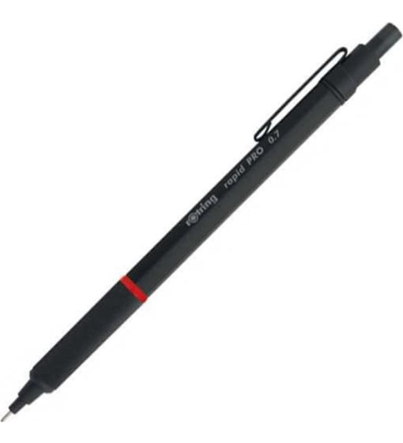 Rotring Rapid PRO Mekanik Kurşun Kalem Siyah 0.7 mm