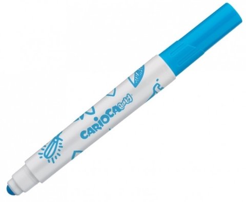 Carioca Jumbo Bebek Süper Yıkanabilir Keçeli Boya Kalemi 6\'lı + 2 Yaş