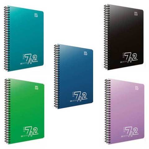 Gıpta Bx Notes Spiralli Separatörlü Pp Kapak A4 240 Yaprak Defter 7+2 Kareli-Çizgili