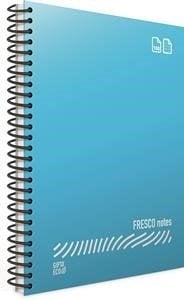 Gıpta Fresco A4 Spiralli PP Kapak Defter 96yp.Çizgisiz