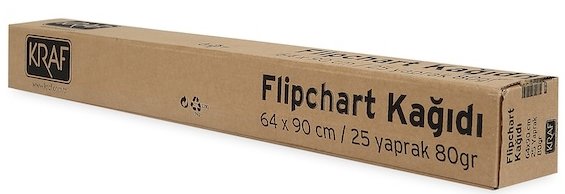 Kraf Rulo Flipchart Kağıdı Askılı 64x90-25 Yaprak