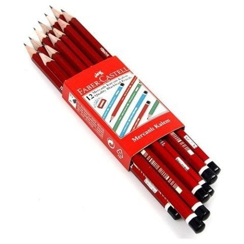 Faber Castell Mercanlı Kurşun Kalem 12'li