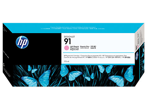 HP 91 775 ml Pigment Açık Macenta Mürekkep Kartuşu (C9471A)
