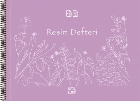 Gıpta Resim Defteri Eko PP Kapak 35x50 25YP