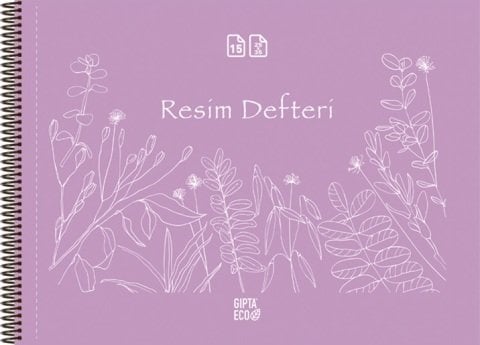 Gıpta Resim Defteri Eko PP Kapak 35x50 25YP