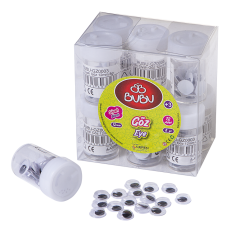 Bu-Bu Siyah Oynar Göz 12mm