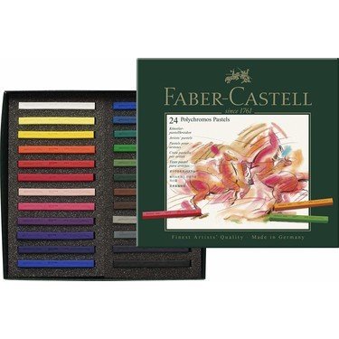 Faber Castell Polychromos Pastel Boya 24 Renk (Karton Kutu)