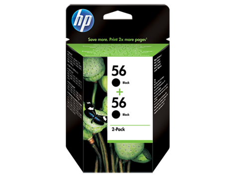 HP 56 2'li Paket Siyah Orijinal Mürekkep Kartuşları (C9502AE)