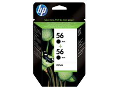 HP 56 2'li Paket Siyah Orijinal Mürekkep Kartuşları (C9502AE)