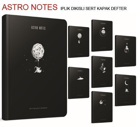 Astro A5 Sert Kapak Defter 120yp.Çizgili