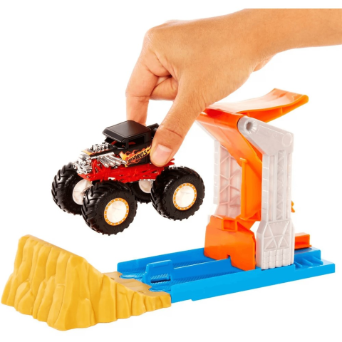 Hot Wheels Monster Trucks Akrobasi Tekerleği Oyun Seti GVK48