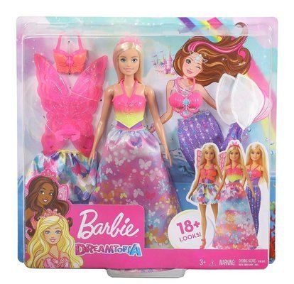Barbie Dreamtopia Dönüşen Prenses Bebek Oyun Seti GJK40