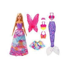 Barbie Dreamtopia Dönüşen Prenses Bebek Oyun Seti GJK40