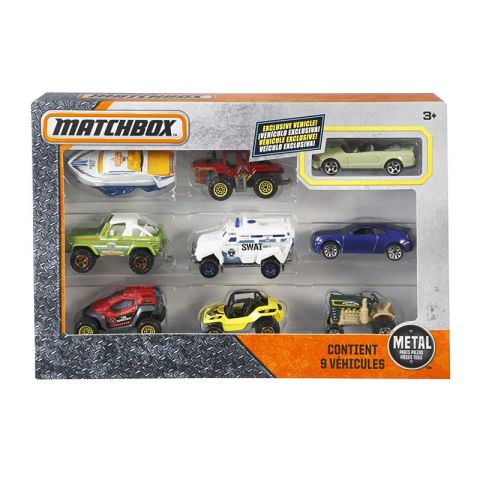 Matchbox Araba Seti 9'lu