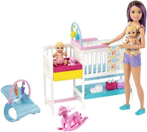 Barbie Bebek Bakıcısı Skipper Uyku Eğitiminde Oyun Seti GFL38