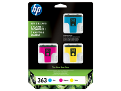 HP 363 3'lü Paket Camgöbeği/Macenta/Sarı Orijinal Mürekkep Kartuşları (CB333EE)